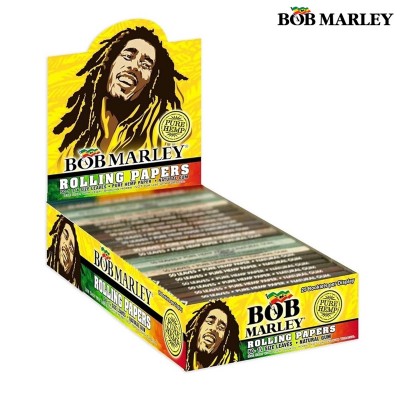 BOB MARLEY 1 1/4 CIGARETTE ROLLING PAPERS 25 BOOKLETS 25CT/PACK